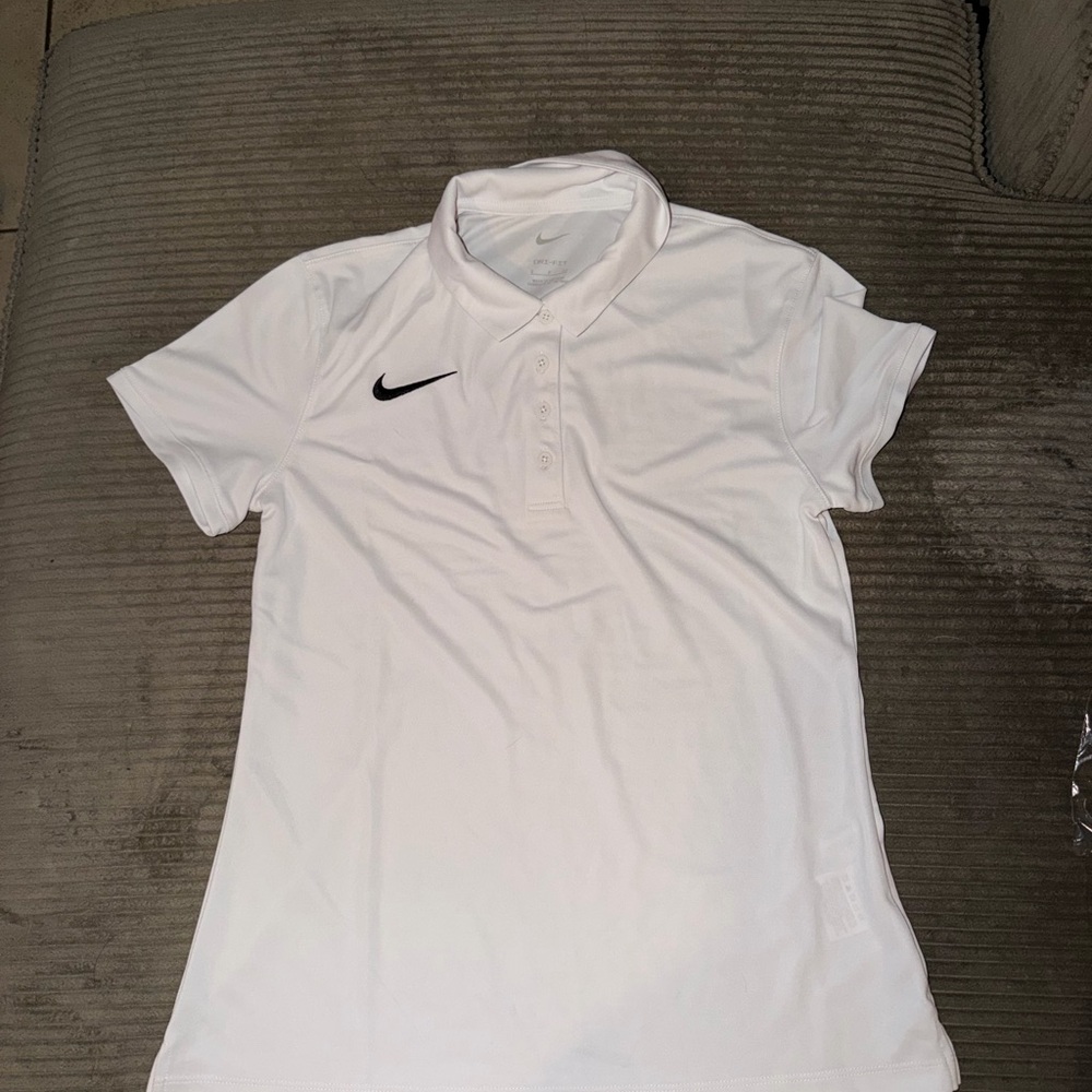 Nike White Polo Shirt dri fit brand new in packaging